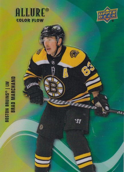 insert karta BRAD MARCHAND 22-23 Allure Color Flow Yellow-Green číslo SF-58